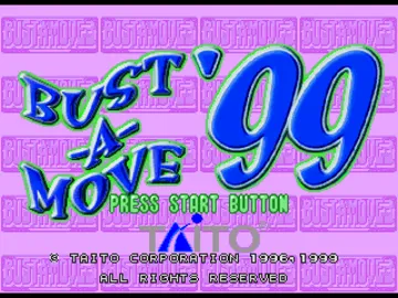 Bust-A-Move 99 (US) screen shot title